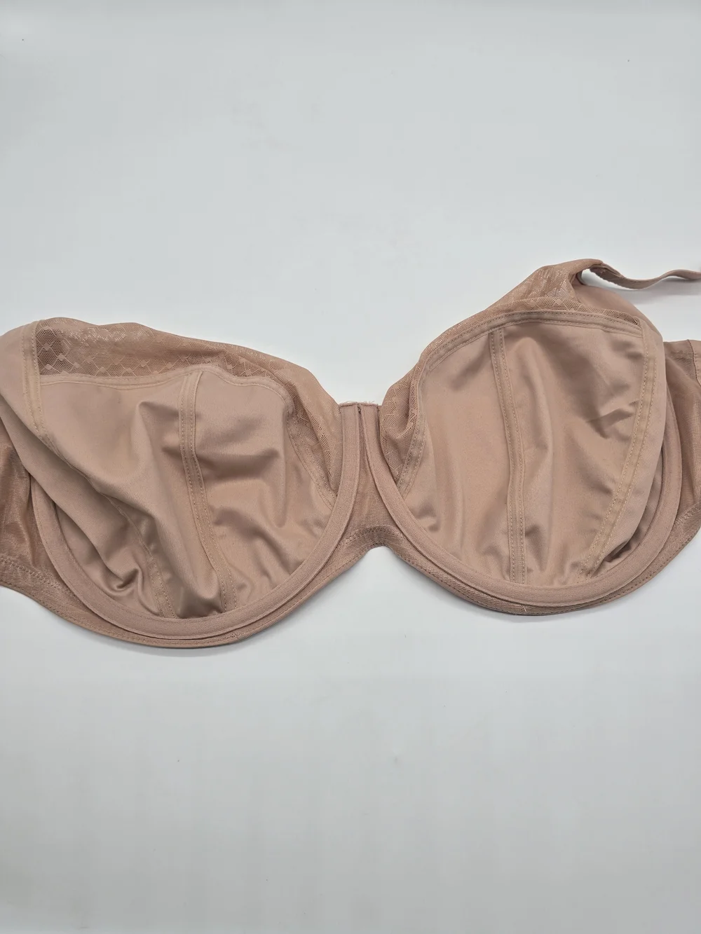 Sculptresse Bliss Full Cup Bra 40H Beige Underwire Full Coverage NWOT
